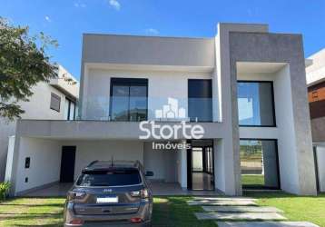 Sobrado alto padrão com 04 suítes à venda, 331m² por r$ 3.350.000 - condomínio jardim versailles - uberlândia/mg