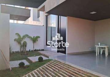 Casa alto padrão com 3 suítes à venda, 171,60m² por r$ 1.350.000 - praça alto umuarama - uberlândia/mg