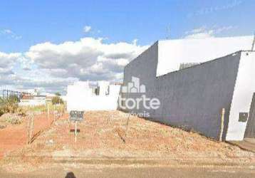 Terreno à venda, 250 m² por r$ 185.000 - new golden ville - uberlândia/mg