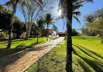 Belíssimo rancho na beira d'água à venda com 6.000m² por r$ 2.200.000 - miranda iv sentido tapuirama - uberlândia/mg