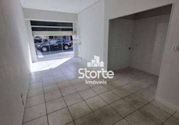 Loja para alugar, 32 m² por r$ 3.000,00/mês - centro - uberlândia/mg