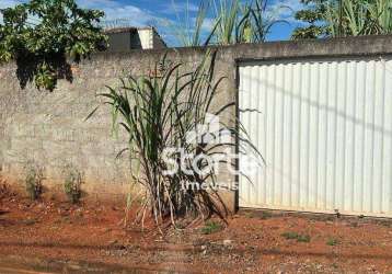 Terreno murado à venda, 300m² por r$ 300.000 - novo mundo - uberlândia/mg