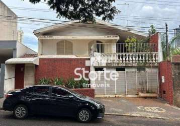 Casa comercial estilo sobrado à venda, 215,60m² por r$ 750.000 - tabajaras - uberlândia/mg