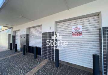 Loja comercial para alugar, 48m² por r$ 800/mês - bom jesus - uberlândia/mg