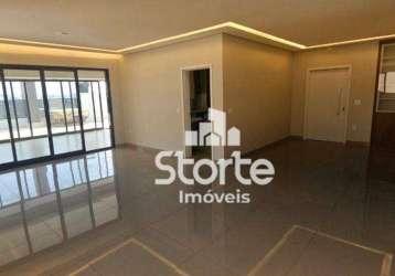 Cobertura duplex com 4/4 à venda, 341m² por r$ 2.750.000 - copacabana - uberlândia/mg