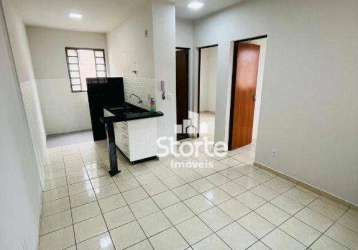 Apartamento com 2 dormitórios à venda, 49 m² por r$ 180.000,00 - laranjeiras - uberlândia/mg