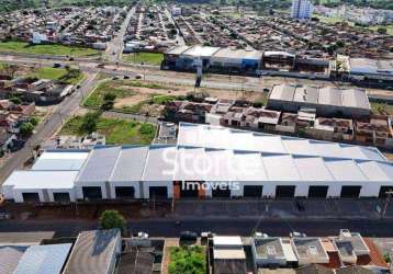 Galpão de esquina para alugar, 150,48m² por r$ 4.514/mês - shopping  park - uberlândia/mg