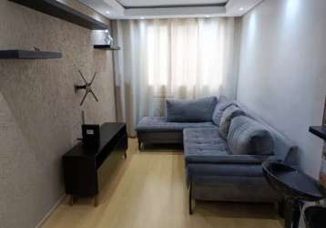 Lindo apartamento à venda/locação mobiliado - 59m² - 2 dormitórios 1 suíte - spazio campo das violetas - jardim américa