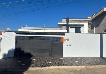 Casa com 3 dormitórios à venda, 242 m² por r$ 1.484.000,00 - parque dos servidores - paulínia/sp