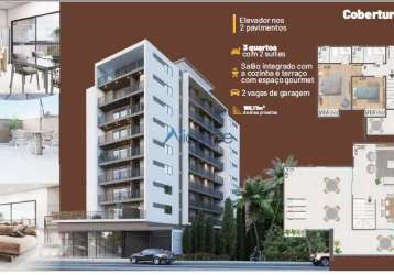 Apartamento com 2 quartos à venda na rua josé lourenço kelmer, são pedro, juiz de fora, 62 m2 por r$ 479.000