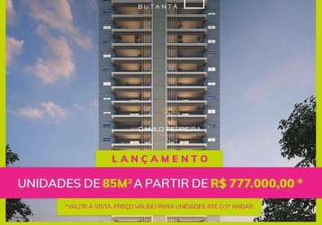 Apartamento com 2 dormitórios à venda, 85 m² por r$ 777.000,00 - butantã - são paulo/sp