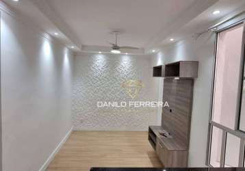 Apartamento com 2 dormitórios à venda, 65 m² por r$ 265.000,00 - edifício residencial parque solar dos sabiás - salto/sp