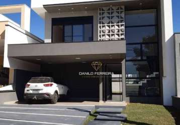 Casa com 4 dormitórios à venda, 215 m² por r$ 1.300.000,00 - condomínio campos do conde - sorocaba/sp