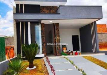 Casa com 3 dormitórios à venda, 108 m² por r$ 600.000,00 - condomínio villaggio ipanema i - sorocaba/sp