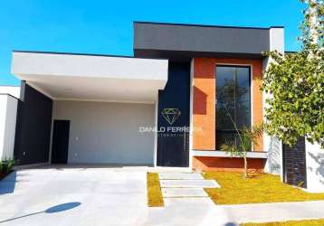 Casa com 3 dormitórios à venda, 161 m² por r$ 950.000,00 - condomínio portal ville flamboyant - porto feliz/sp