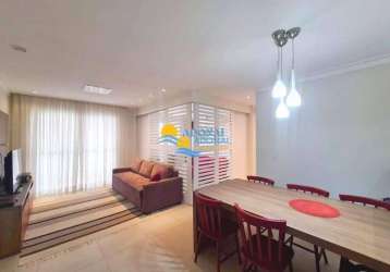 Apartamento com 3 dormitórios à venda, 96 m² por r$ 730.000,00 - jardim astúrias - guarujá/sp