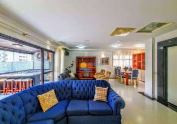 Apartamento com 4 dormitórios à venda, 190 m² por r$ 1.500.000,00 - pitangueiras - guarujá/sp