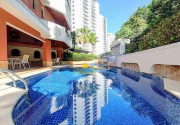 Apartamento com 3 dormitórios à venda, 180 m² por r$ 950.000,00 - pitangueiras - guarujá/sp