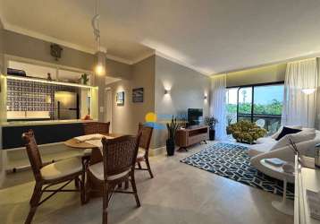 Apartamento totalmente decorado com 3 dormitórios à venda, 120 m² por r$ 630.000 - enseada - guarujá/sp