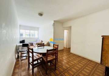 Locação anual apartamento com 1 dormitório para alugar, 60 m² por r$ 2.300/mês - jardim las palmas - guarujá/sp