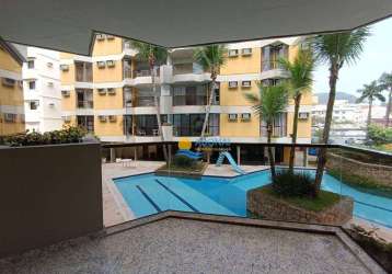 Apartamento com 4 dormitórios à venda, 122 m² por r$ 840.000,00 - enseada - guarujá/sp