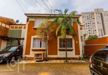 Casa em condomínio fechado com 3 quartos à venda na rua tenente ary tarrago, 1720, jardim itu sabará, porto alegre, 85 m2 por r$ 415.000