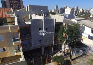 Apartamento com 2 quartos à venda na rua do contorno, 334, campestre, santo andré, 51 m2 por r$ 435.000