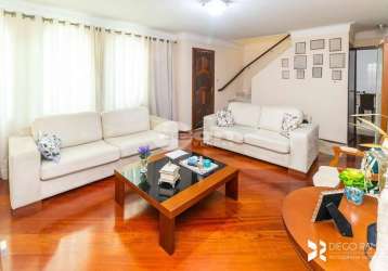 Casa em condomínio fechado com 4 quartos à venda na rua dois de outubro, 245, santa terezinha, são bernardo do campo, 170 m2 por r$ 779.981