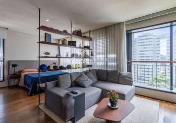 Apartamento com 1 quarto à venda na avenida jurucê, 194, indianópolis, são paulo, 48 m2 por r$ 895.000