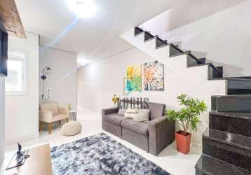 Cobertura com 2 dormitórios à venda, 80 m² por r$ 378.000,00 - vila guarani - santo andré/sp