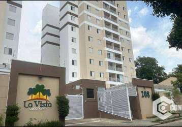 Apartamento com 3 dormitórios à venda, 87 m² por r$ 615.000,00 - la vista guadalajara - sorocaba/sp