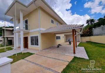 Casa, 230 m² - venda por r$ 1.300.000,00 ou aluguel por r$ 4.950,00/mês - albuquerque - teresópolis/rj