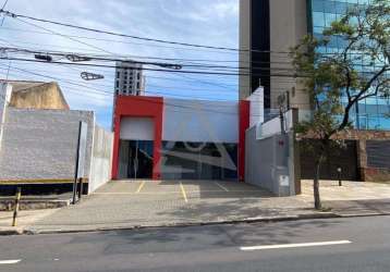 Salão à venda e para alugar em campinas, taquaral, com 309 m²