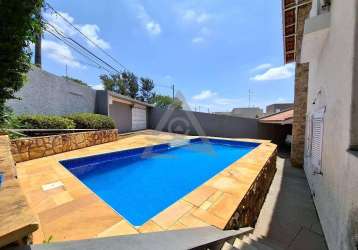 Casa à venda e para alugar em campinas, vila brandina, com 3 suítes, com 298 m²