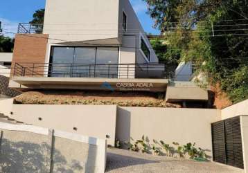 Casa à venda em campinas, jardim atibaia (sousas), com 4 suítes, com 288 m², jardim botânico