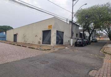 Galpão à venda em campinas, centro, com 152 m²