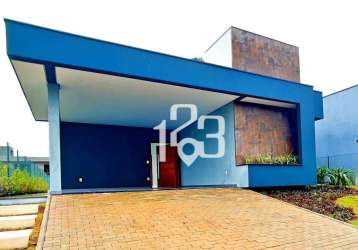 Casa com 3 dormitórios à venda, 200 m² por r$ 1.580.000,00 - condomínio residencial campos do conde - bragança paulista/sp