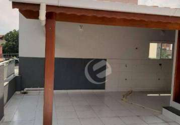 Cobertura com 2 dormitórios à venda, 57 m² por r$ 480.000,00 - vila bela vista - santo andré/sp