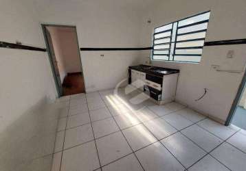 Casa com 1 dormitório para alugar, 80 m² por r$ 1.960,00/mês - jardim ocara - santo andré/sp