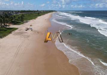 Terreno residencial em jacuípe - frente mar