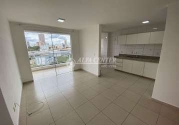 Apartamento de 77 m² com 02 quartos sendo 01 suíte para alugar por r$ 2.200/mensais no setor oeste - goiânia