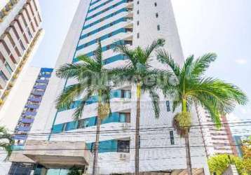 Apartamento de 99m&#178; no edf. miguel torga, boa viagem