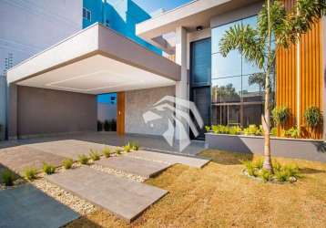 Casa com 4 dormitórios à venda, 225 m² por r$ 2.240.000 - maria luiza - cascavel/pr