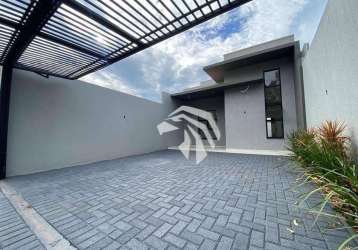 Casa com 2 dormitórios à venda, 67 m² por r$ 305.000,00 - interlagos - cascavel/pr