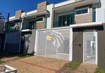 Sobrado com 3 dormitórios para alugar, 150 m² por r$ 4.400,00/mês - country - cascavel/pr