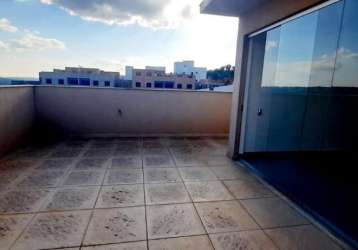 Cobertura com 3 dormitórios à venda, 159 m² - lagoa mansões - lagoa santa/mg