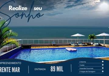 Cnl-pg-lançamento - lançamento frente mar de alto padrão em construção, a partir de 69 m², com 2 ou 3 dormitórios, 1 ou 2 suítes e 2 vagas de garagem em praia grande