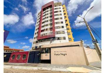 Oferta!! apartamento 2/4 suíte em frente ao riviera mar ponta negra