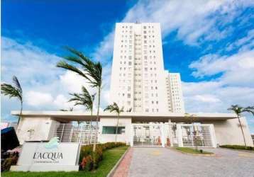 Apartamento mobiliado na cobertura do lacqua condomínio club