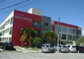 Oferta!! lindo apartamento flat mobiliado no cond. macarena - ponta negra